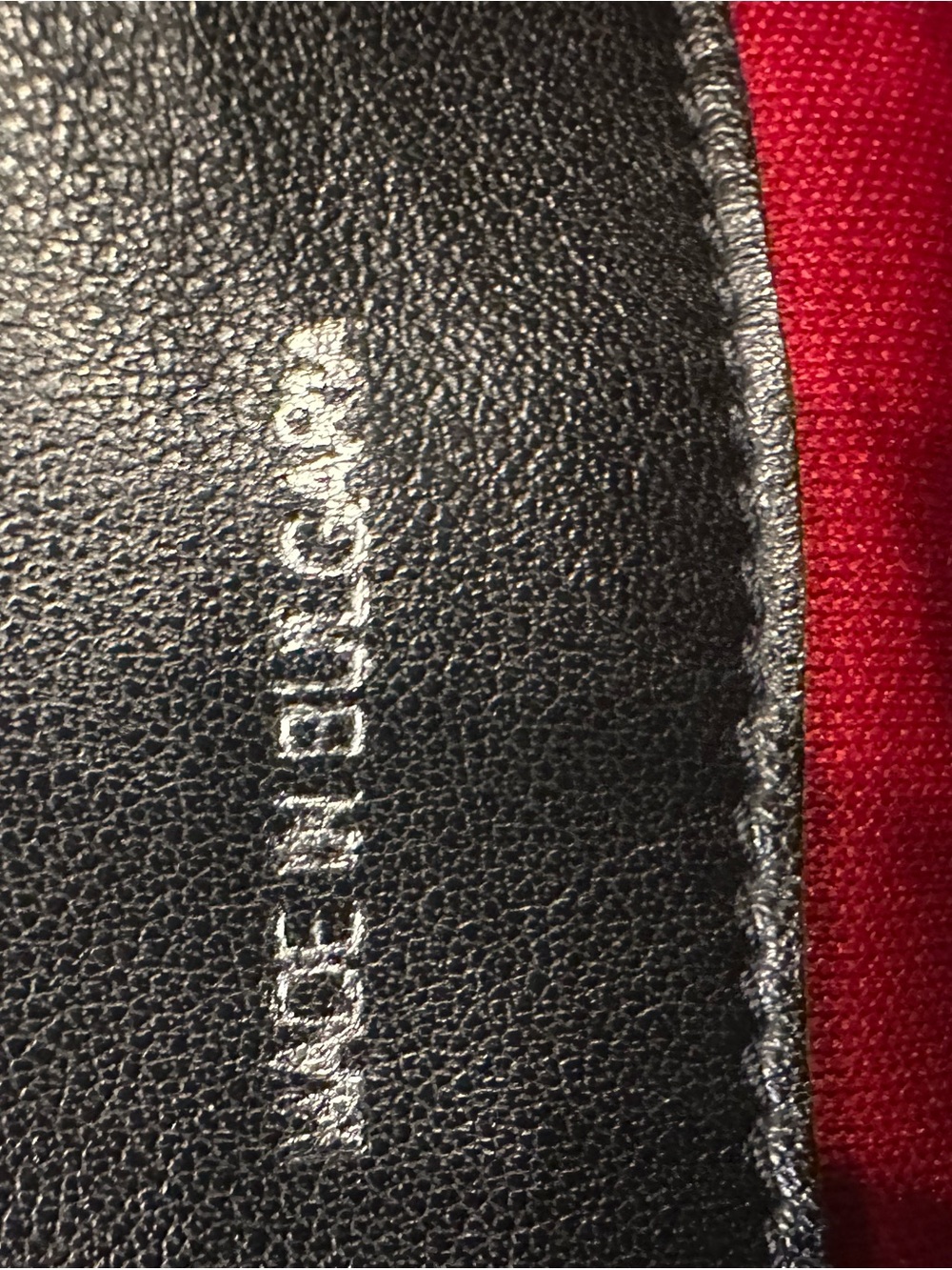 Aldo Burgundy Slouch Mid-Calf Leather Boots - Picture 6 of 6